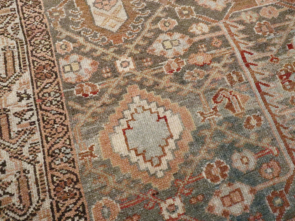 Vintage Persian Malayer Rug, No.20708 - Staging