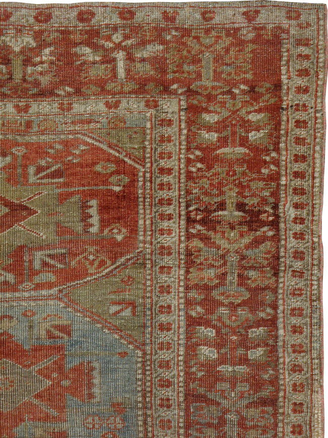 Antique Persian Kurd Bidjar Rug, No.20709 - Staging