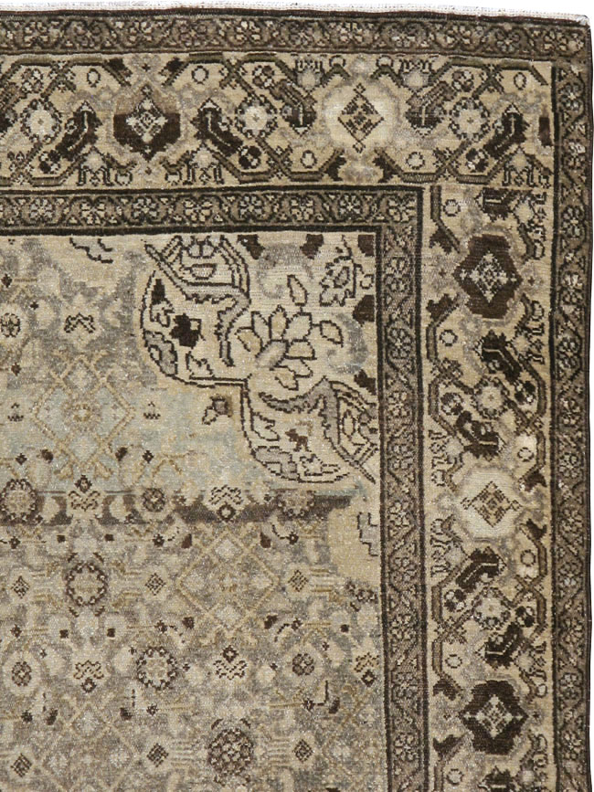 Vintage Persian Malayer Rug, No.20714 - Staging