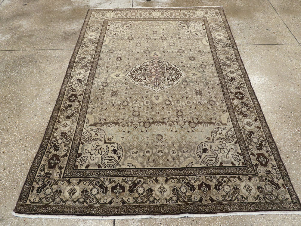 Vintage Persian Malayer Rug, No.20714 - Staging