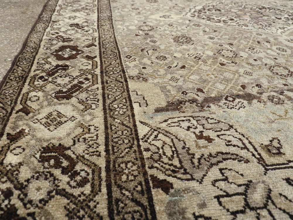 Vintage Persian Malayer Rug, No.20714 - Staging