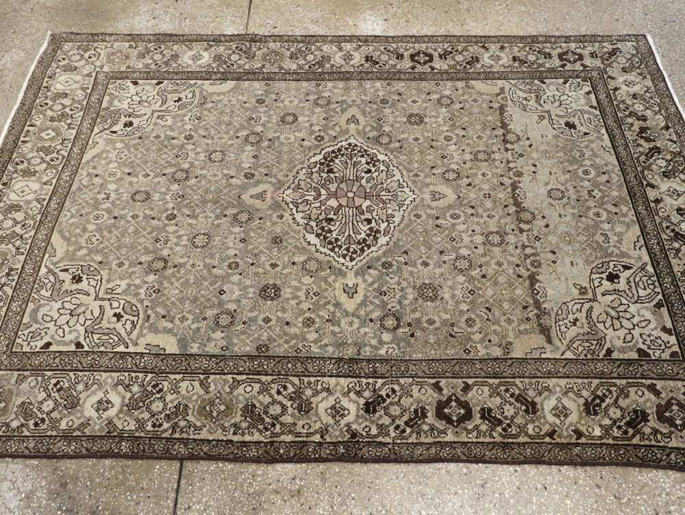 Vintage Persian Malayer Rug, No.20714 - Staging