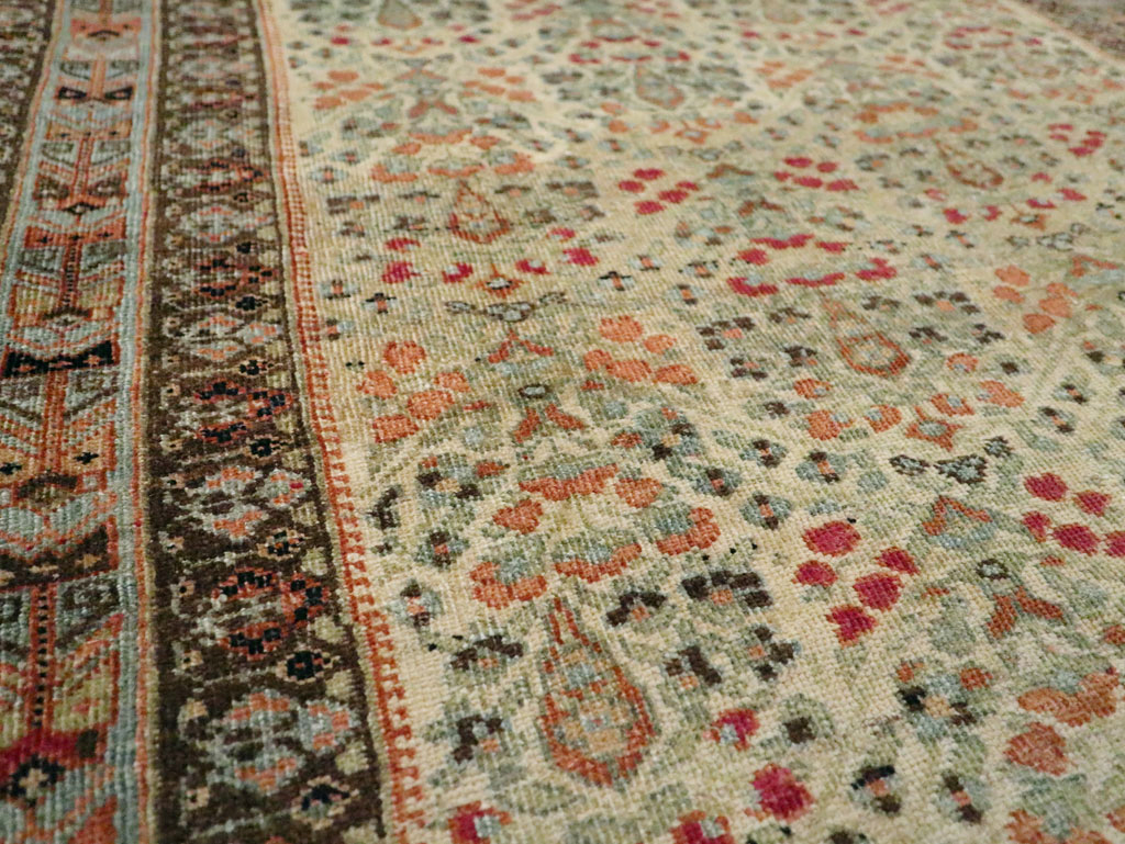 Vintage Persian Afshar Rug, No.20717 - Staging