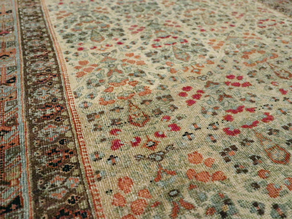Vintage Persian Afshar Rug, No.20717 - Staging