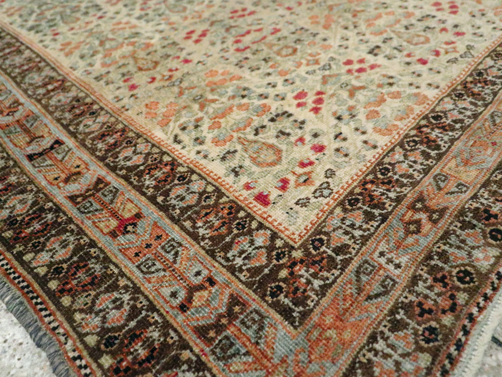 Vintage Persian Afshar Rug, No.20717 - Staging