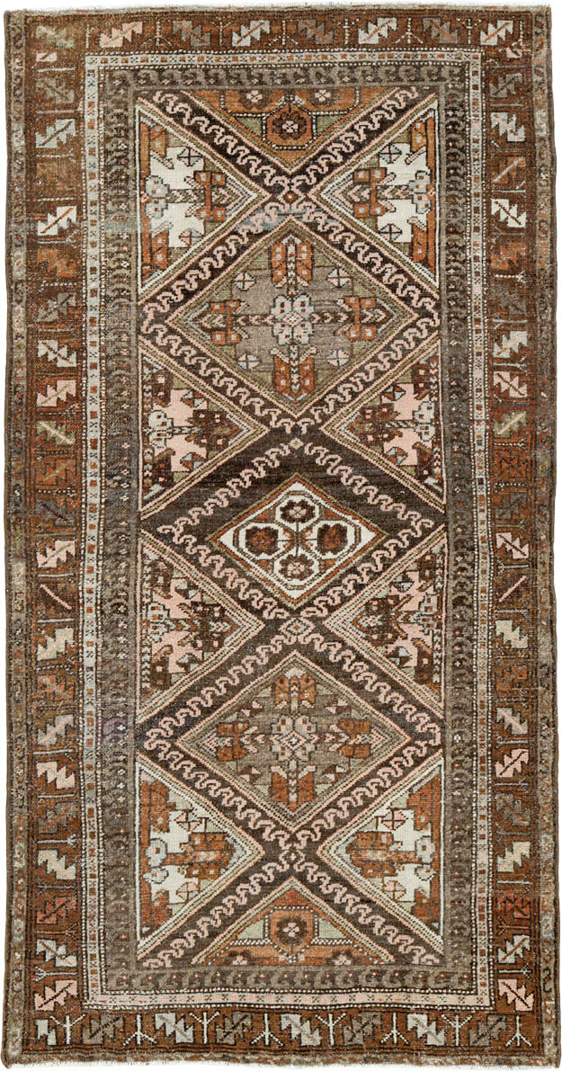 Vintage Persian Malayer Rug, No.20720 - Staging