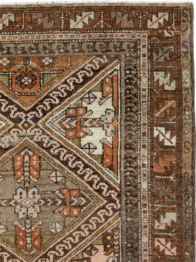 Vintage Persian Malayer Rug, No.20720 - Staging