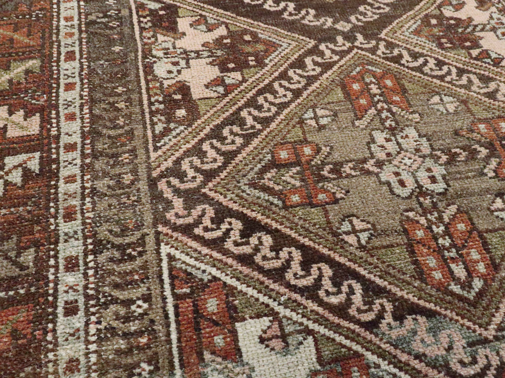 Vintage Persian Malayer Rug, No.20720 - Staging