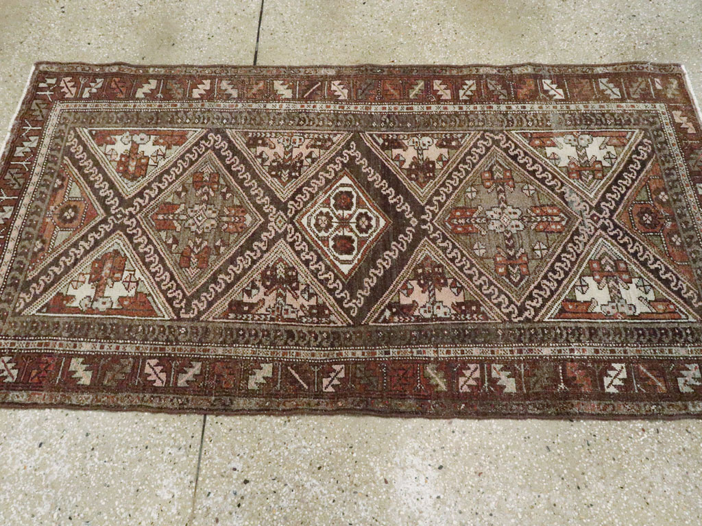 Vintage Persian Malayer Rug, No.20720 - Staging