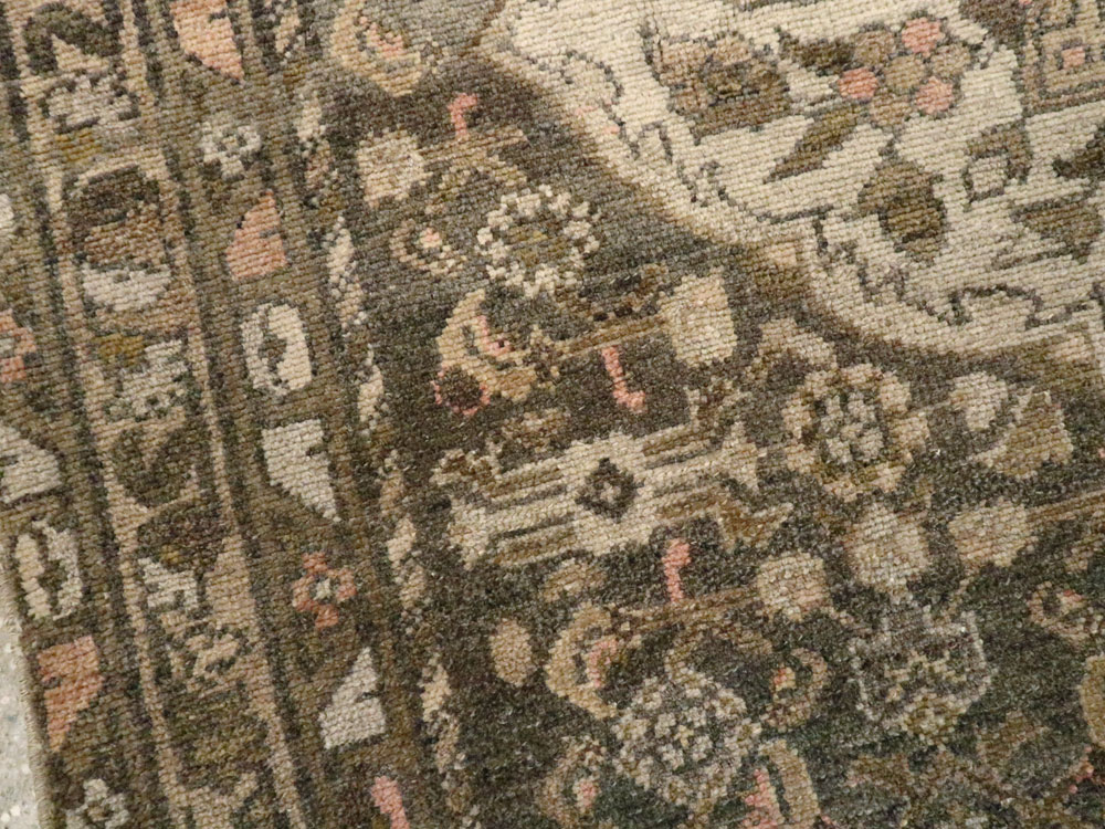 Vintage Persian Malayer Rug, No.20722 - Staging