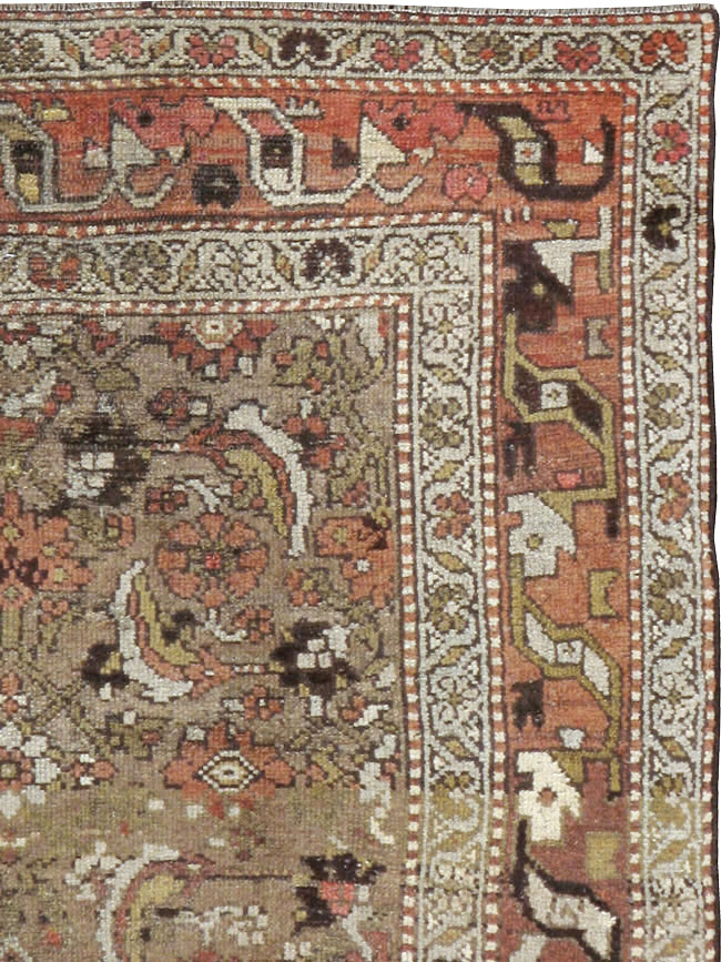 Vintage Persian Malayer Rug, No.20724 - Staging