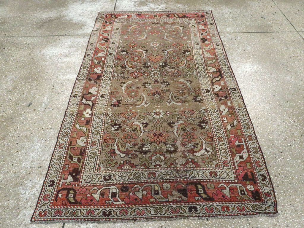 Vintage Persian Malayer Rug, No.20724 - Staging