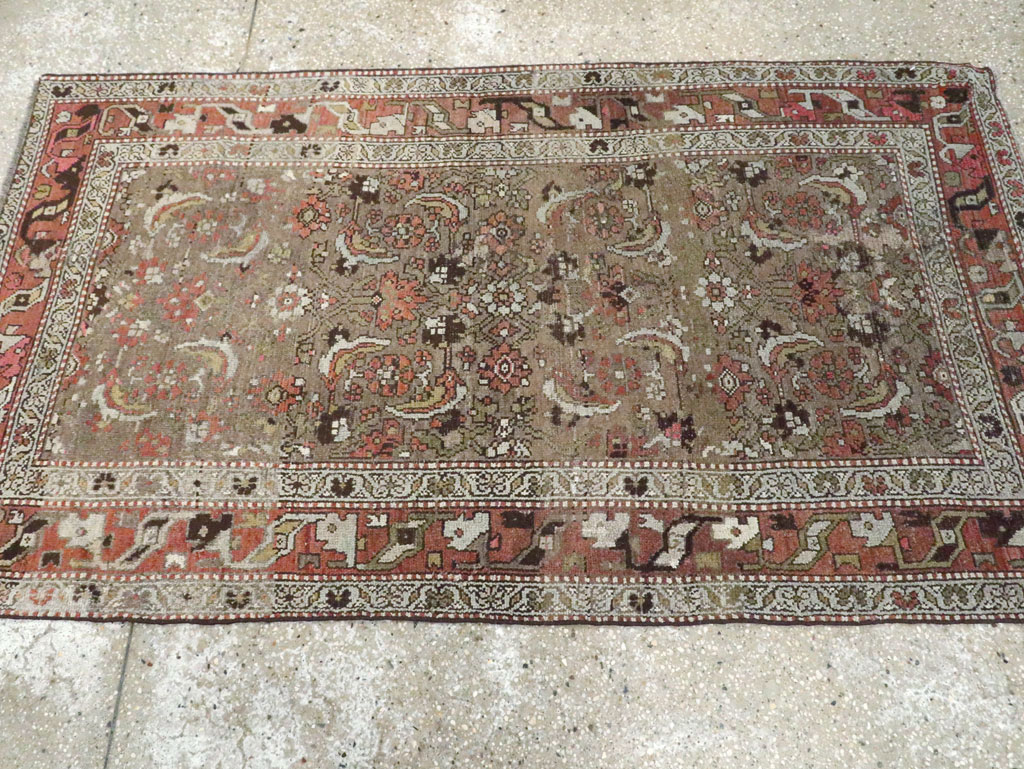 Vintage Persian Malayer Rug, No.20724 - Staging