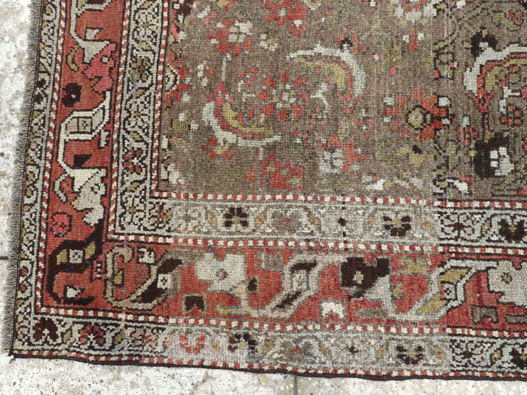 Vintage Persian Malayer Rug, No.20724 - Staging