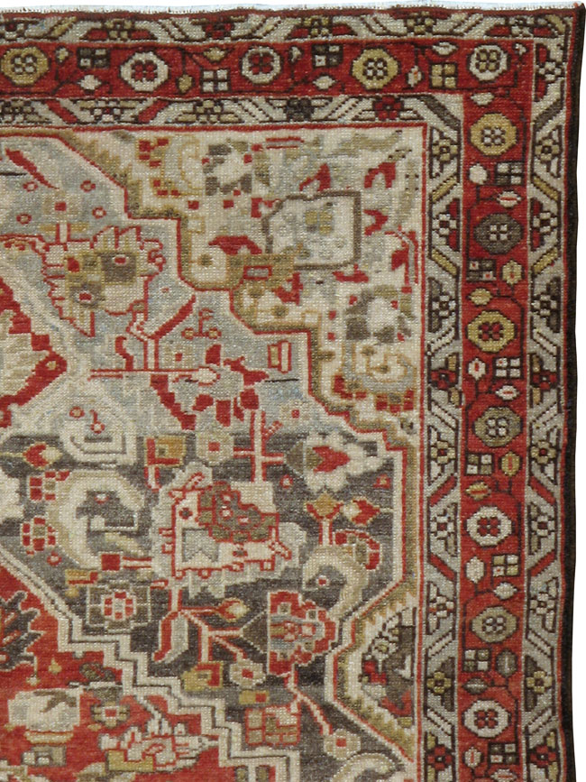 Vintage Persian Malayer Rug, No.20726 - Staging