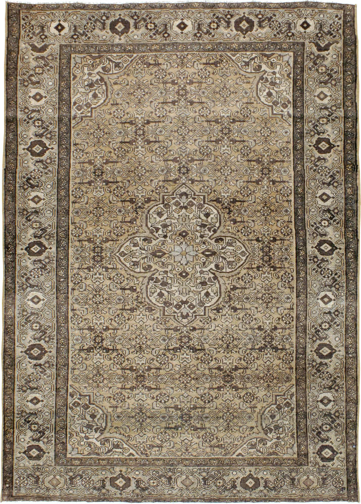 Vintage Persian Malayer Rug, No.20730 - Staging