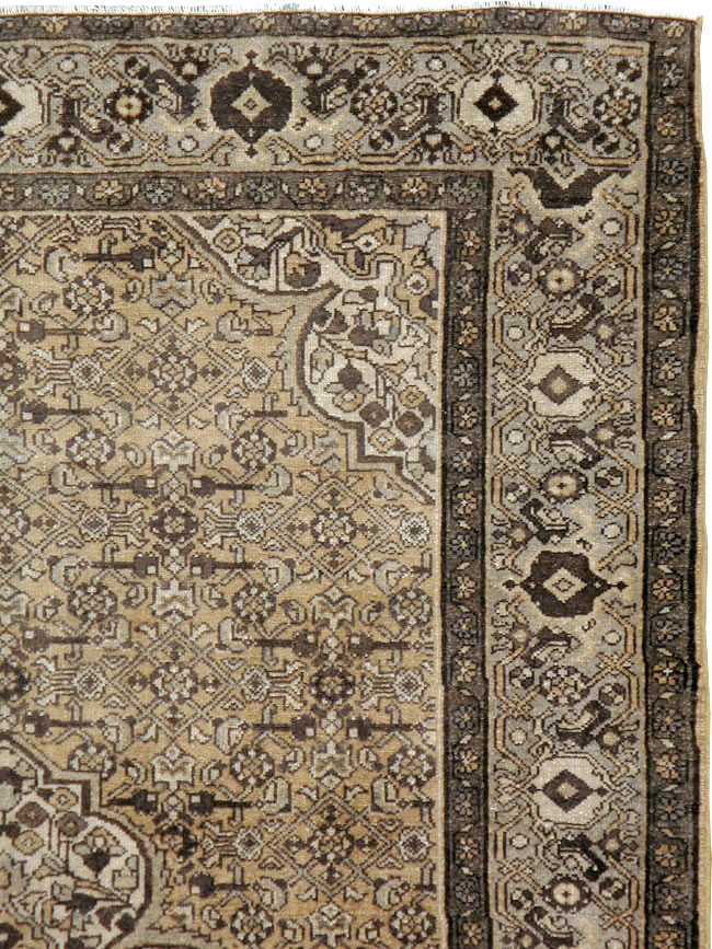 Vintage Persian Malayer Rug, No.20730 - Staging