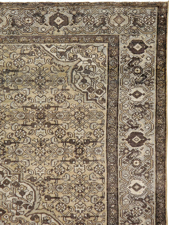 Vintage Persian Malayer Rug, No.20730 - Staging