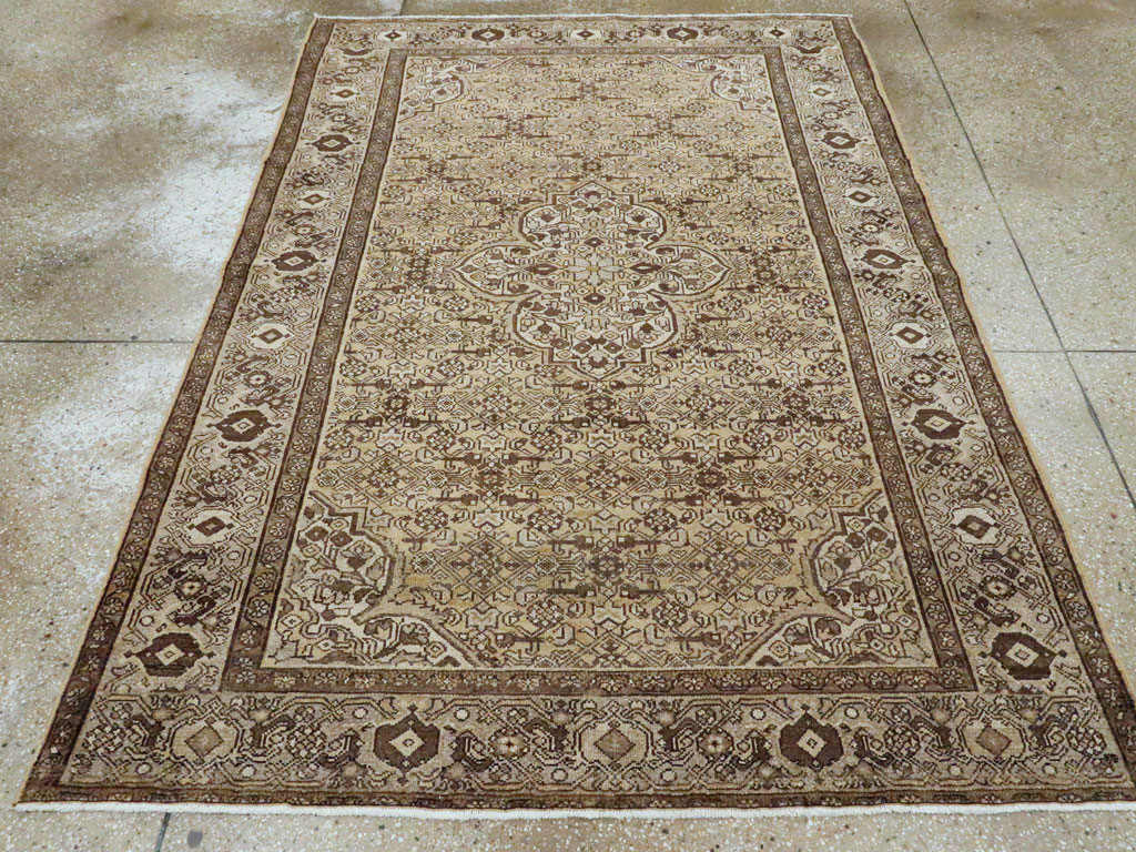 Vintage Persian Malayer Rug, No.20730 - Staging