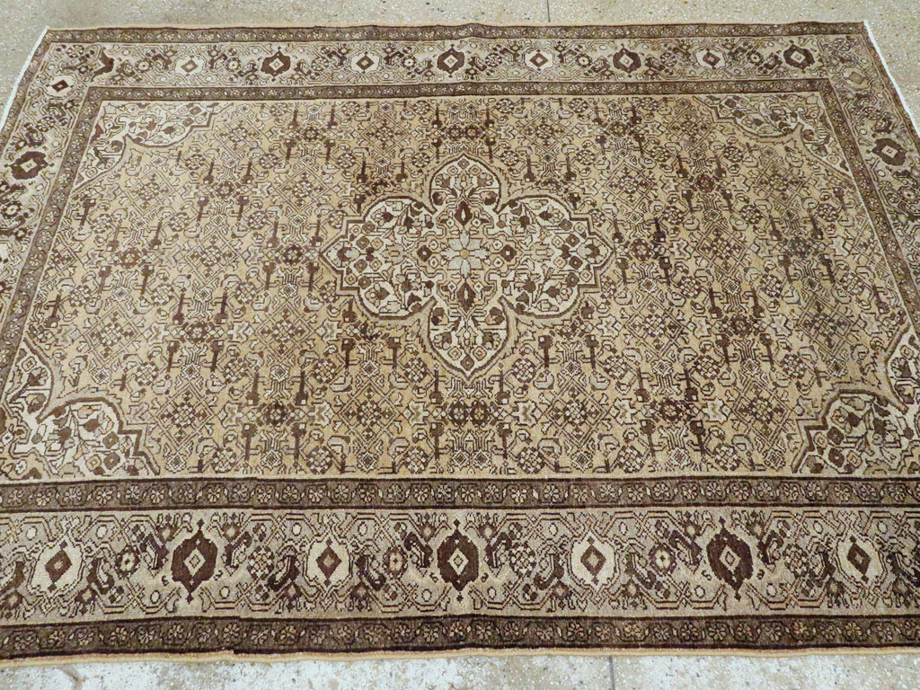 Vintage Persian Malayer Rug, No.20730 - Staging