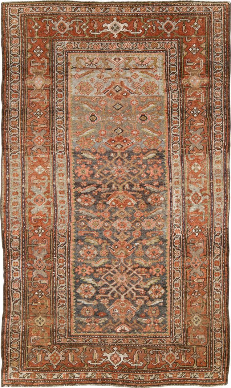 Vintage Persian Kurdish Rug, No.20740 - Staging