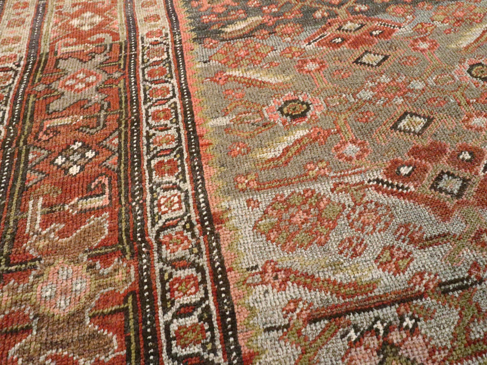 Vintage Persian Kurdish Rug, No.20740 - Staging