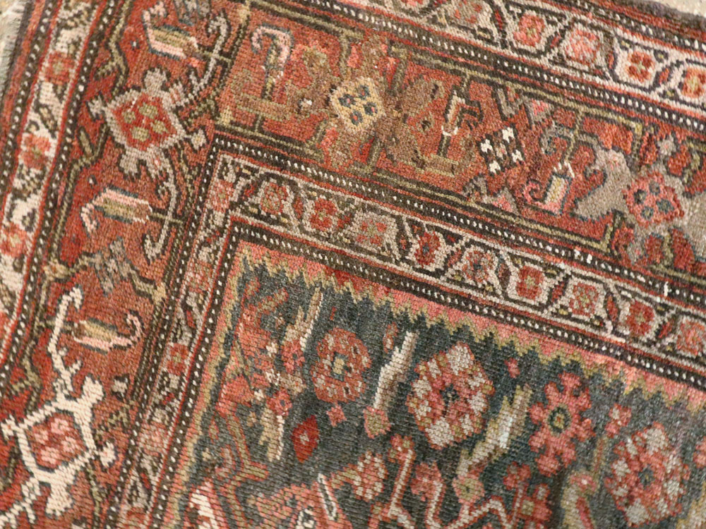 Vintage Persian Kurdish Rug, No.20740 - Staging