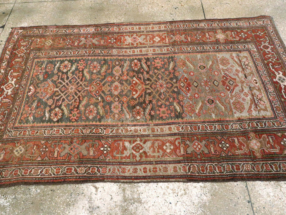 Vintage Persian Kurdish Rug, No.20740 - Staging
