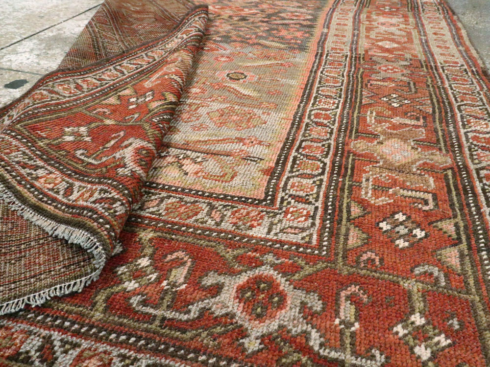 Vintage Persian Kurdish Rug, No.20740 - Staging