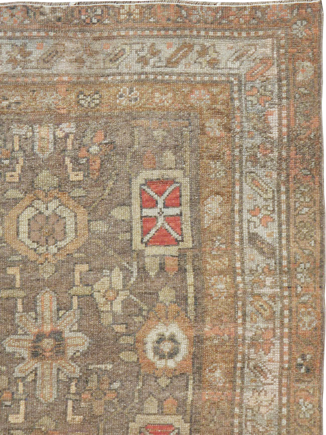 Vintage Persian Kurdish Rug, No.20742 - Staging