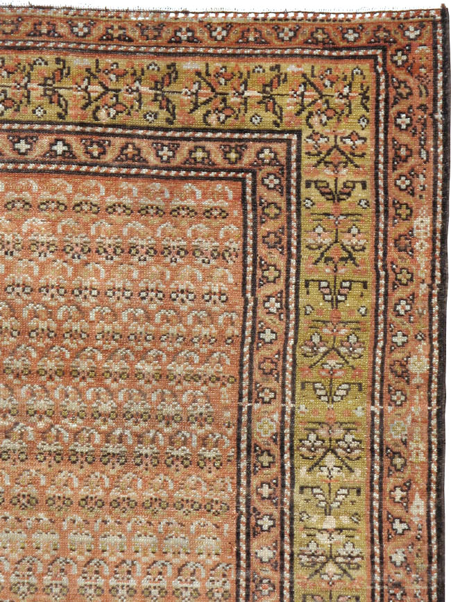 Vintage Persian Malayer Rug, No.20743 - Staging