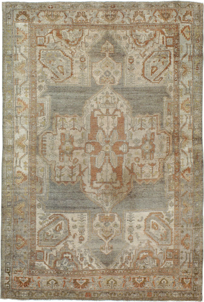 Vintage Persian Malayer Rug, No.20746 - Staging