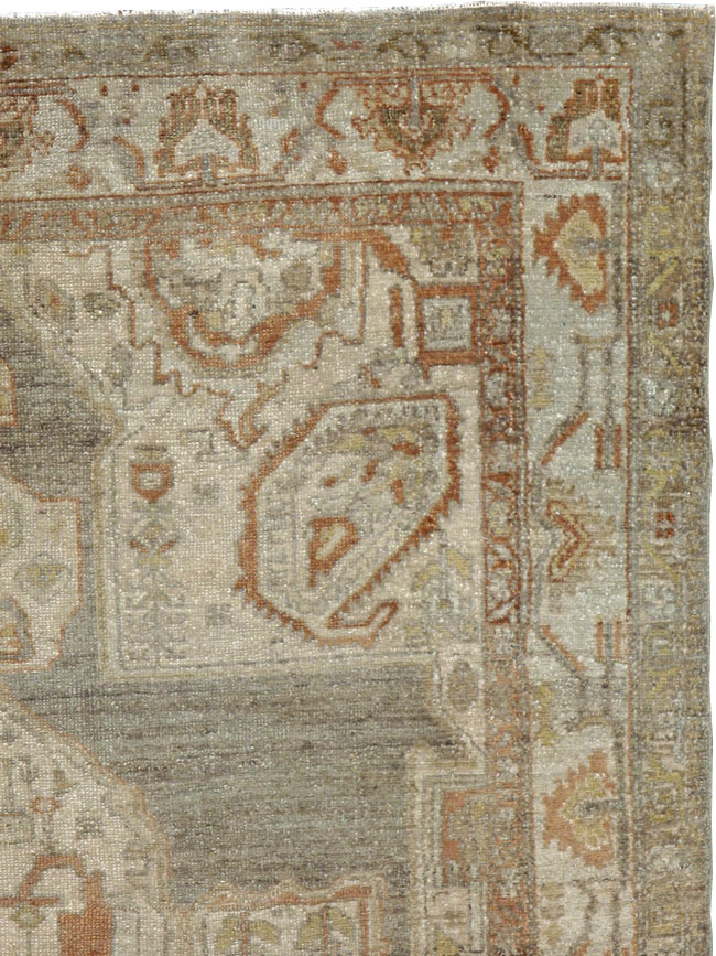 Vintage Persian Malayer Rug, No.20746 - Staging