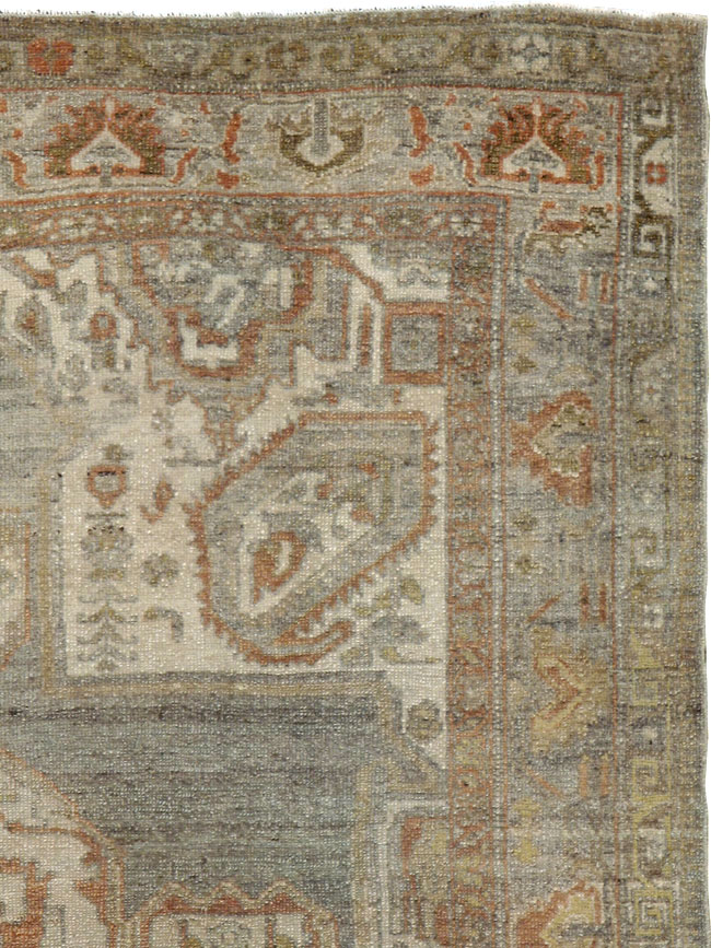 Vintage Persian Malayer Rug, No.20746 - Staging