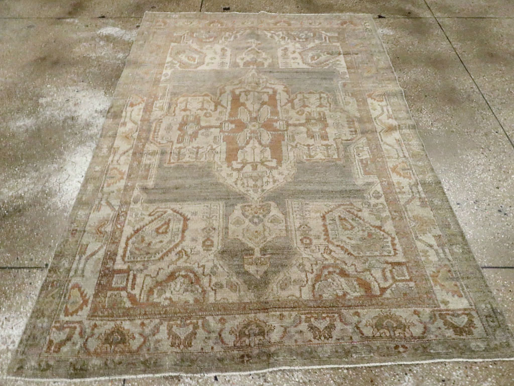 Vintage Persian Malayer Rug, No.20746 - Staging