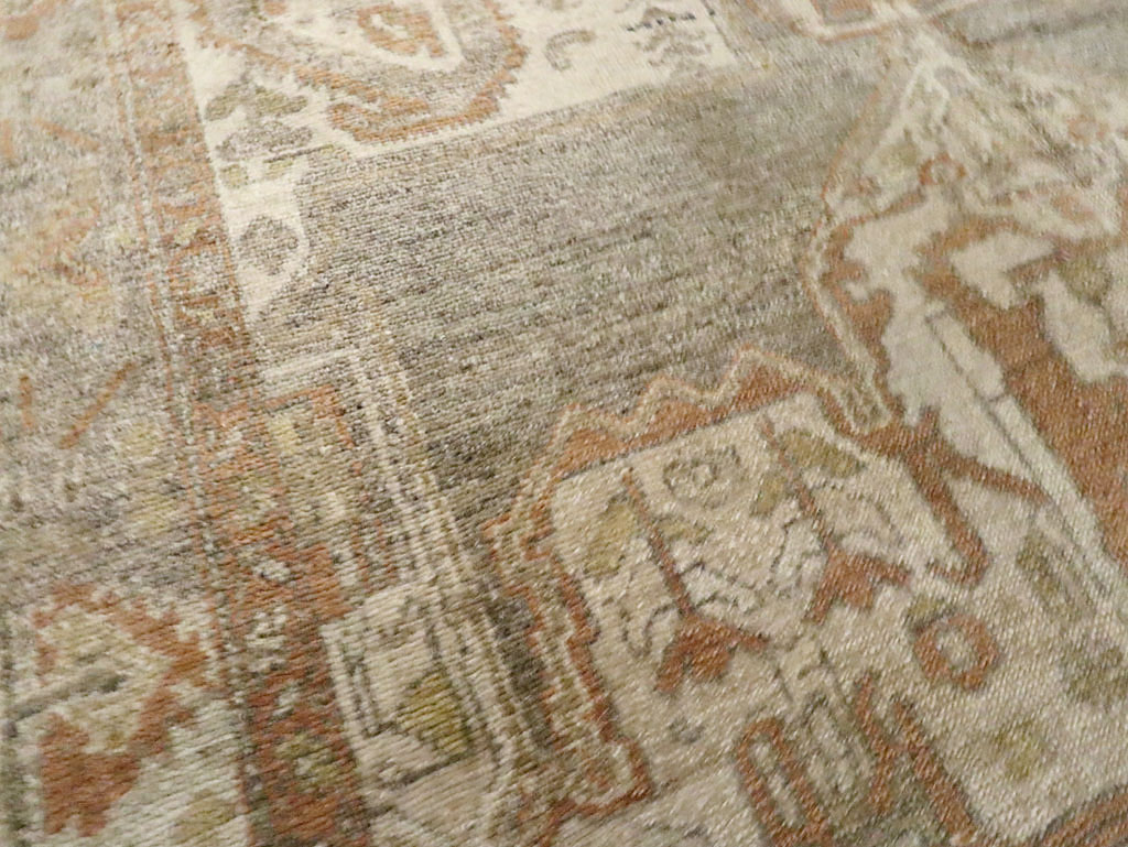 Vintage Persian Malayer Rug, No.20746 - Staging