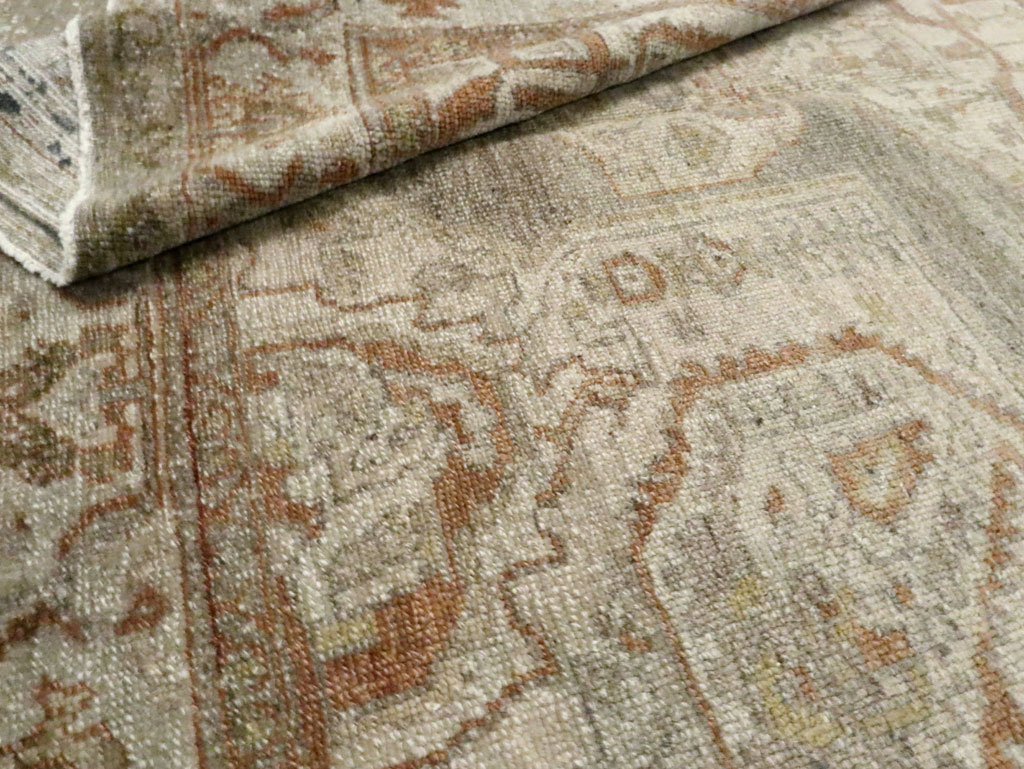 Vintage Persian Malayer Rug, No.20746 - Staging