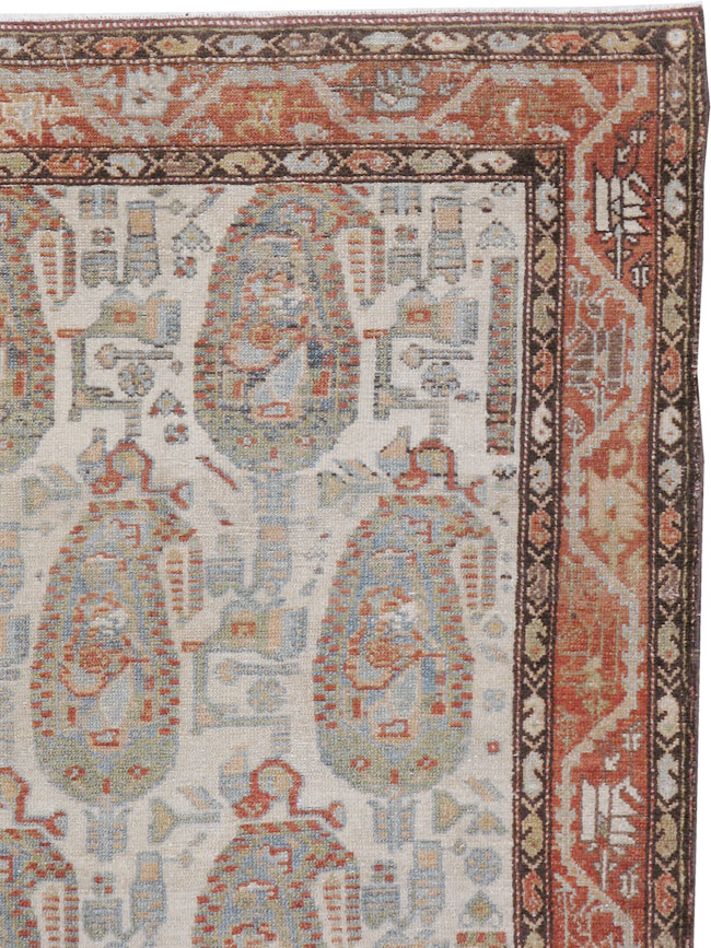 Antique Persian Malayer Rug, No.20748 - Staging