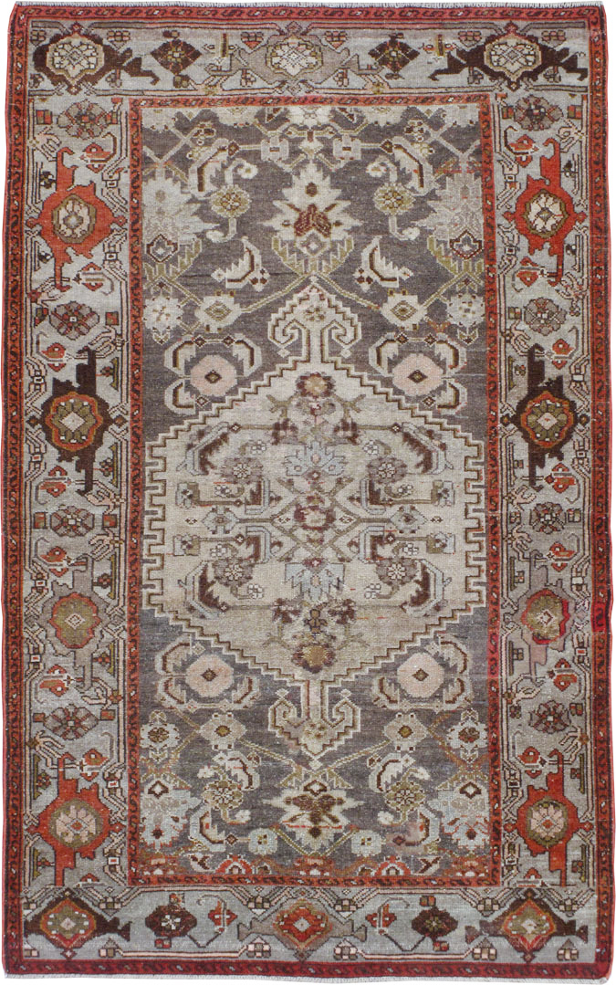 Vintage Persian Malayer Rug, No.20750 - Staging