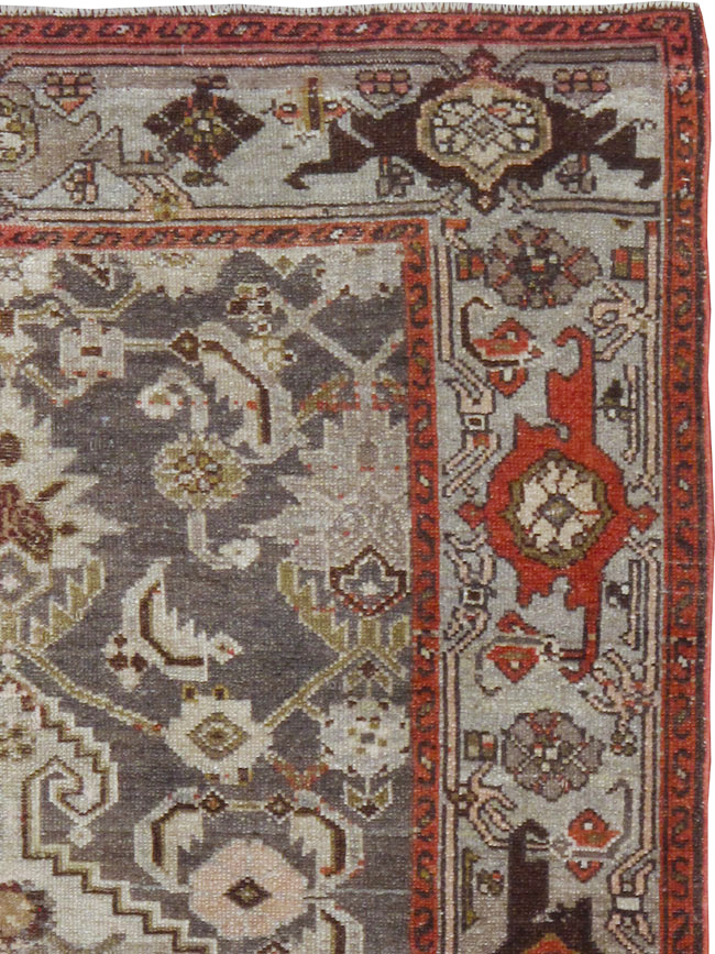 Vintage Persian Malayer Rug, No.20750 - Staging