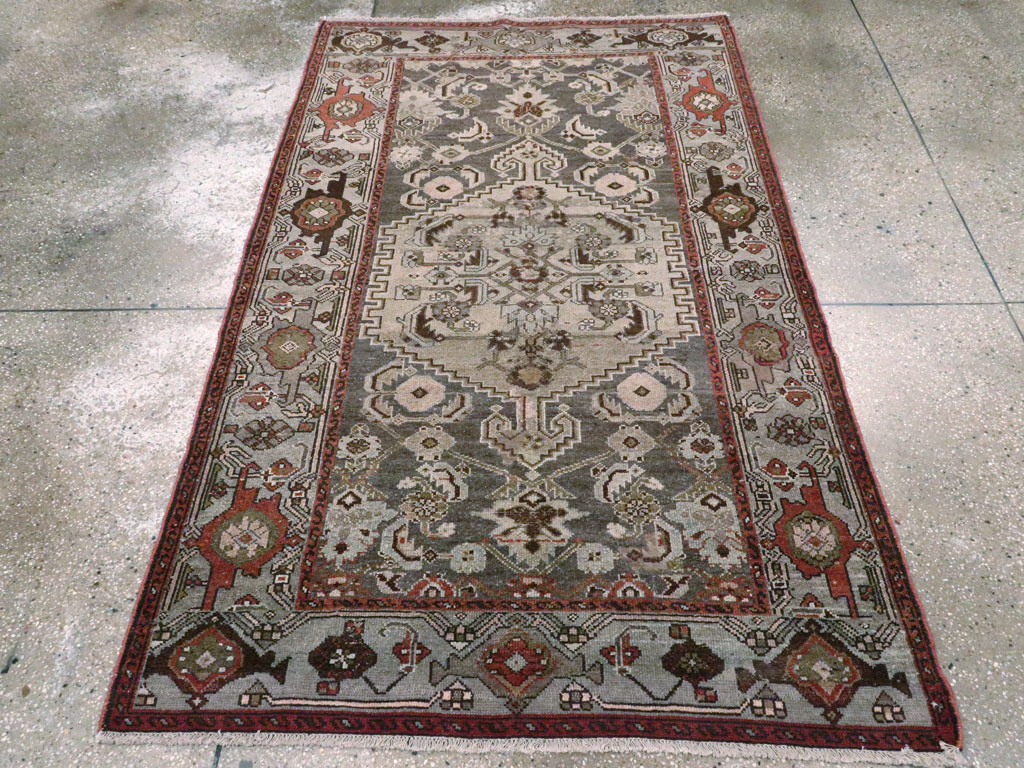 Vintage Persian Malayer Rug, No.20750 - Staging