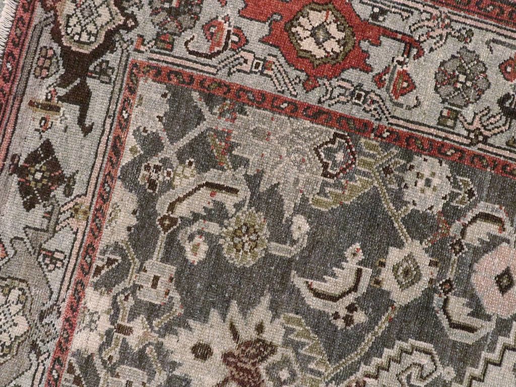 Vintage Persian Malayer Rug, No.20750 - Staging