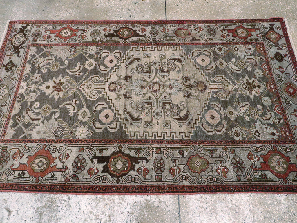 Vintage Persian Malayer Rug, No.20750 - Staging