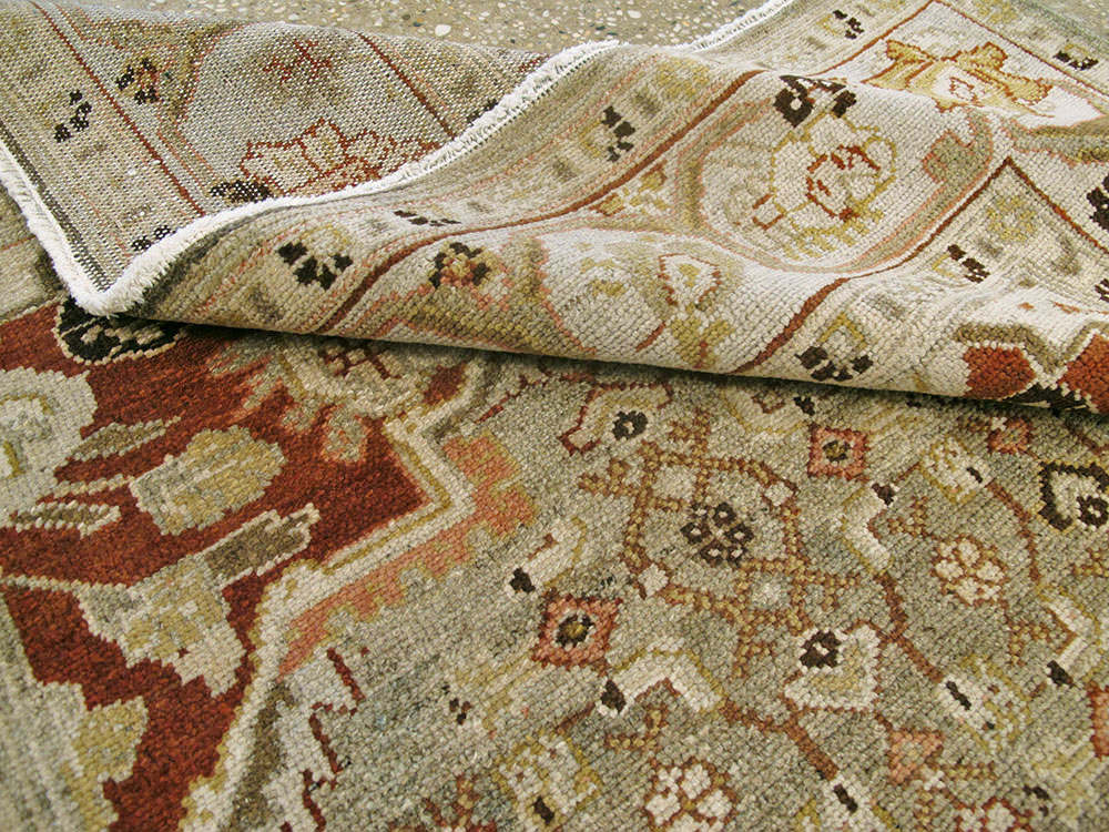 Vintage Persian Malayer Carpet, No.20751 - Staging