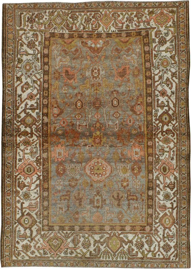 Vintage Persian Kurdish Rug, No.20758 - Staging
