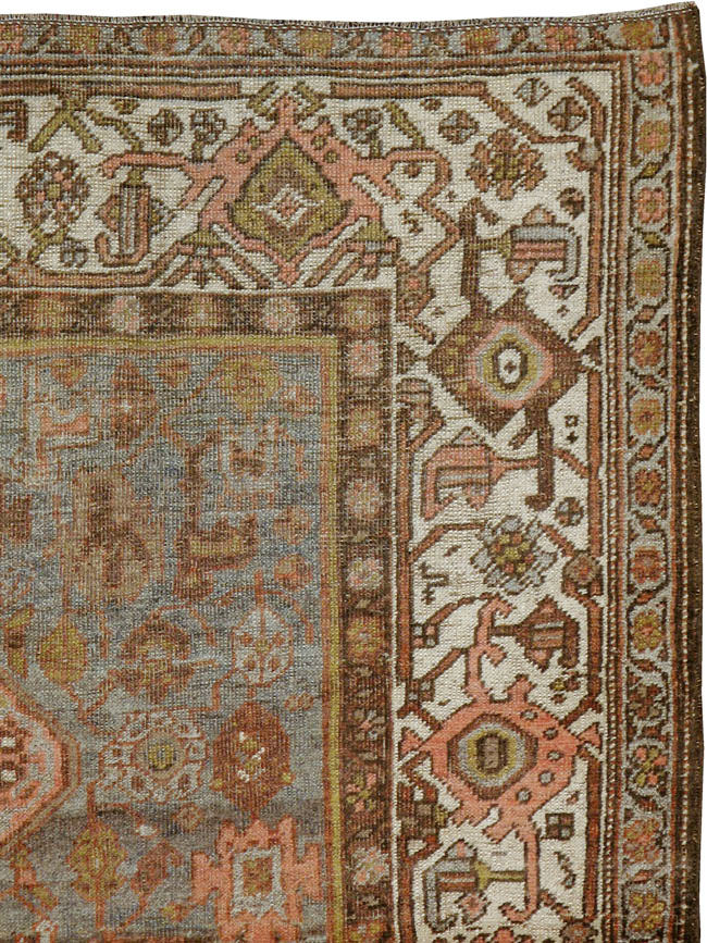 Vintage Persian Kurdish Rug, No.20758 - Staging