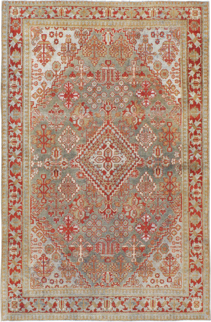 Vintage Persian Joshegan Rug, No.20759 - Staging