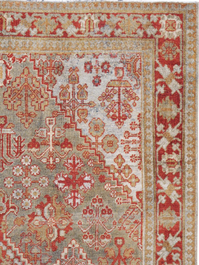 Vintage Persian Joshegan Rug, No.20759 - Staging