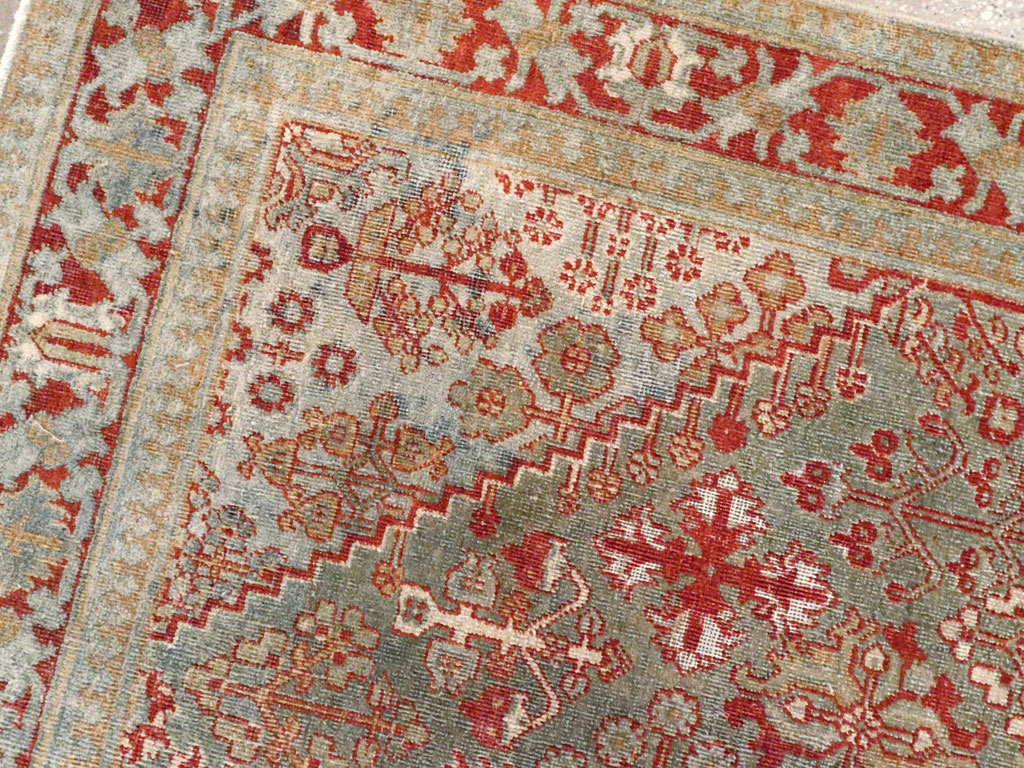 Vintage Persian Joshegan Rug, No.20759 - Staging