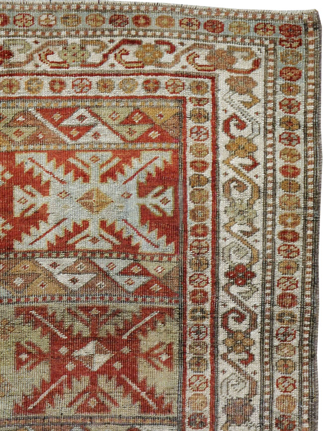 Antique Persian Bidjar Rug, No.20762 - Staging